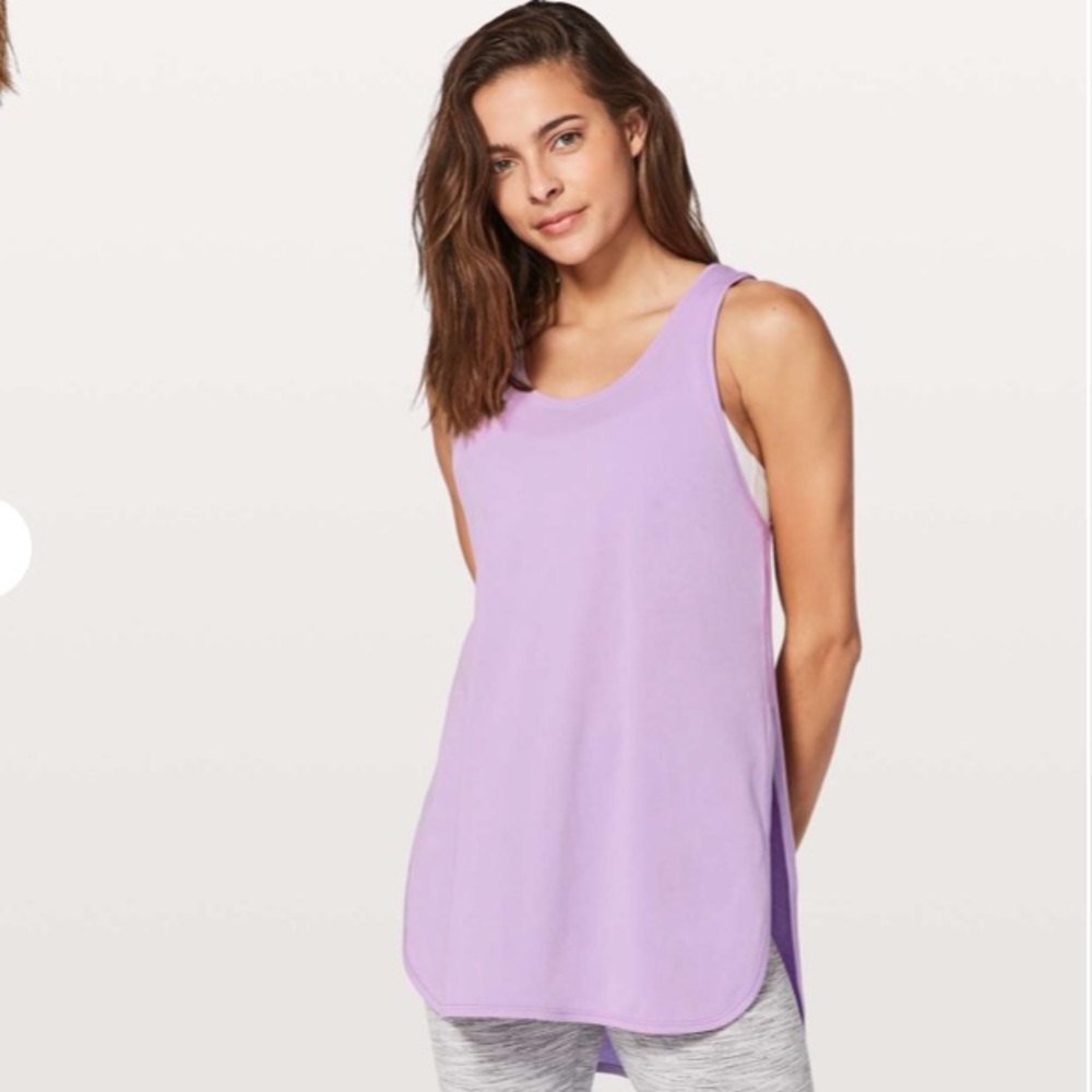👟Lululemon Side Story Tank-Lilac Quartz